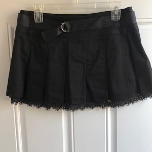 Pleated Mimi Skirt with Lace